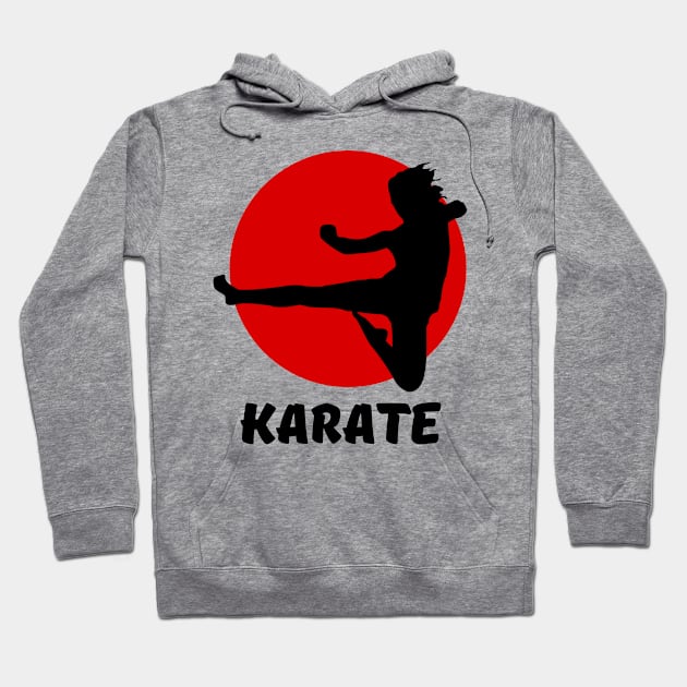 Karate Hoodie by CasualTeesOfFashion